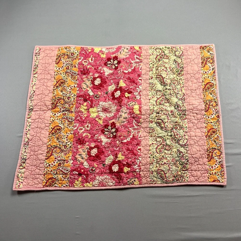 Target Home Standard Quilted Pillow Shams Multicolor Floral Paisley Patchwork